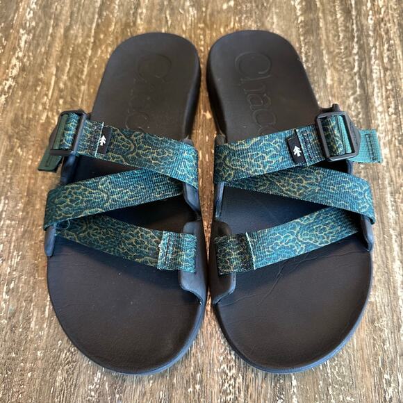 Men’s Huckberry x Chaco Chillos Slide Sandals ‘Morel’ Green, Size 12 - Picture 1 of 6